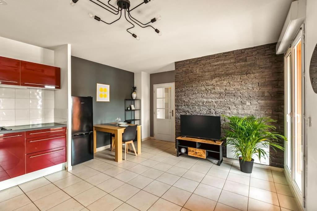 Apartmán T2 Paisible Vaise, Avec Parking Metro Direct Bellecour Lyon Exteriér fotografie